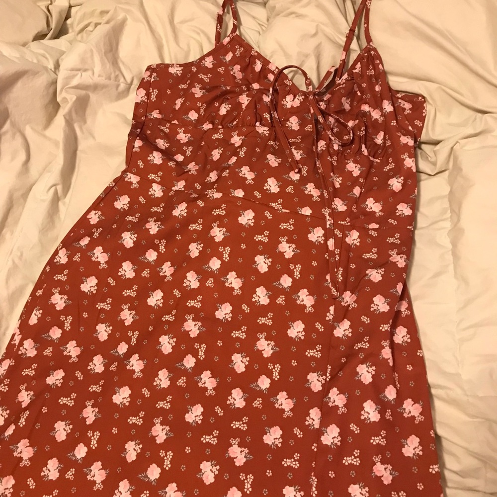 Shein midi floral dress